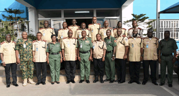 Central Organizing Committee For The 2nd Edition Of The Chief Of Defence Staff, Armed Forces And Security Agencies Half Marathon Championship Visit RSHQ