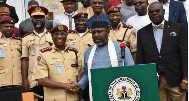 FRSC Corps Marshal Paid A Visit To The Executive Of Imo State