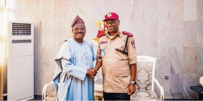 Corps Marshal’s Visit To The Executive Governor Of Oyo State