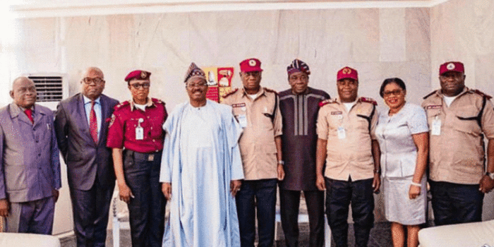 The Corps Marshal’s Visit To The Executive Governor Of Oyo State