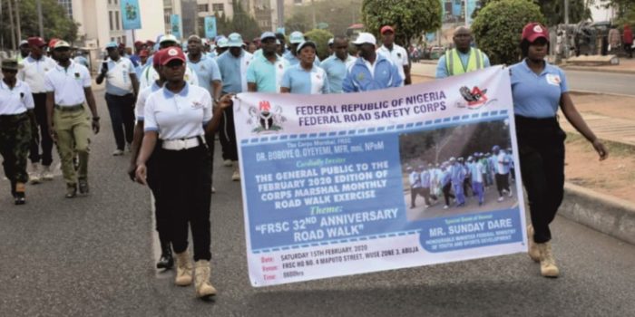 FRSC 32nd Anniversary Road Walk