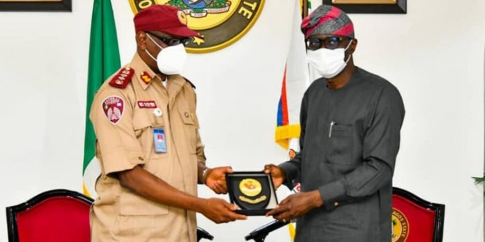 Corps Marshal Visits Lagos State Government House