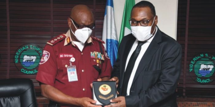 Corps Marshal Visits Nigeria Shippers Council Headquarters