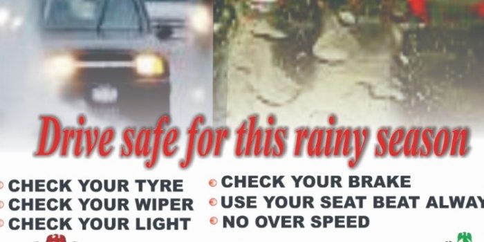 Drive Safe For This Rainy Season