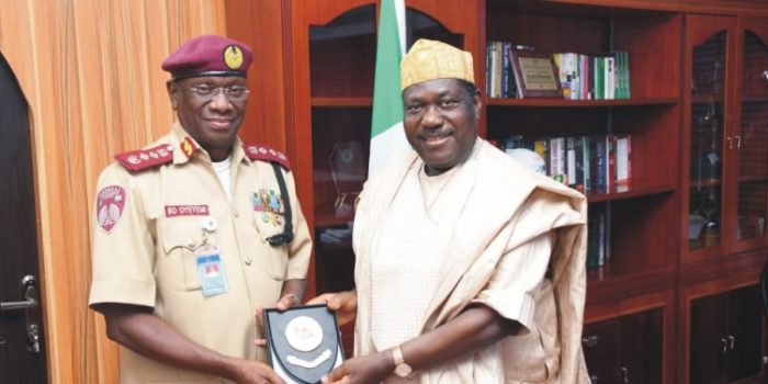 Corps Marshal Visits The Ministry Of Special Duties And Inter-governmental Affairs HQ